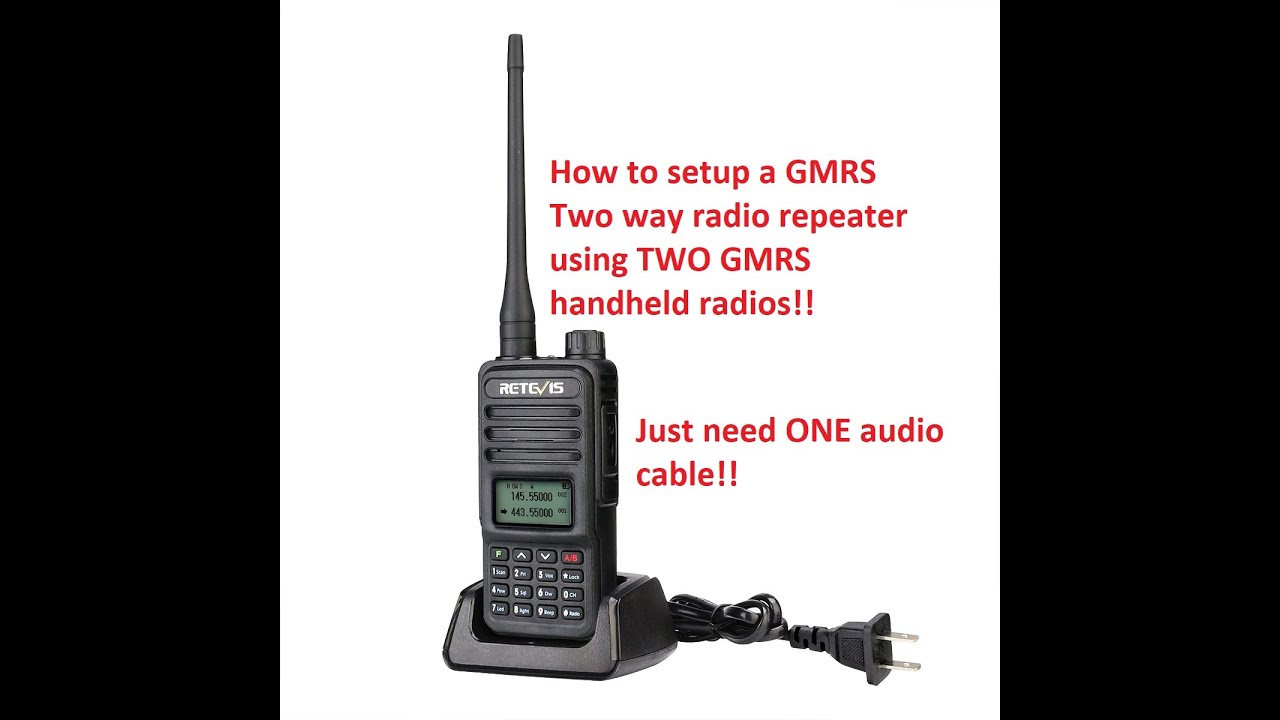 🔺Как подключить ДВЕ портативные рации GMRS к ретранслятору!!🔺