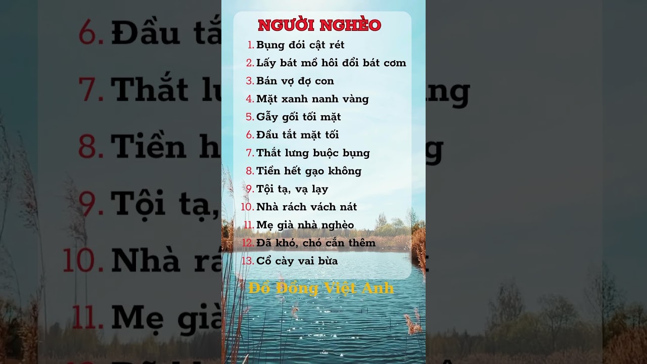 Người ngh&egrave;o c&oacute; c&acirc;u #nguoingheo #dodong