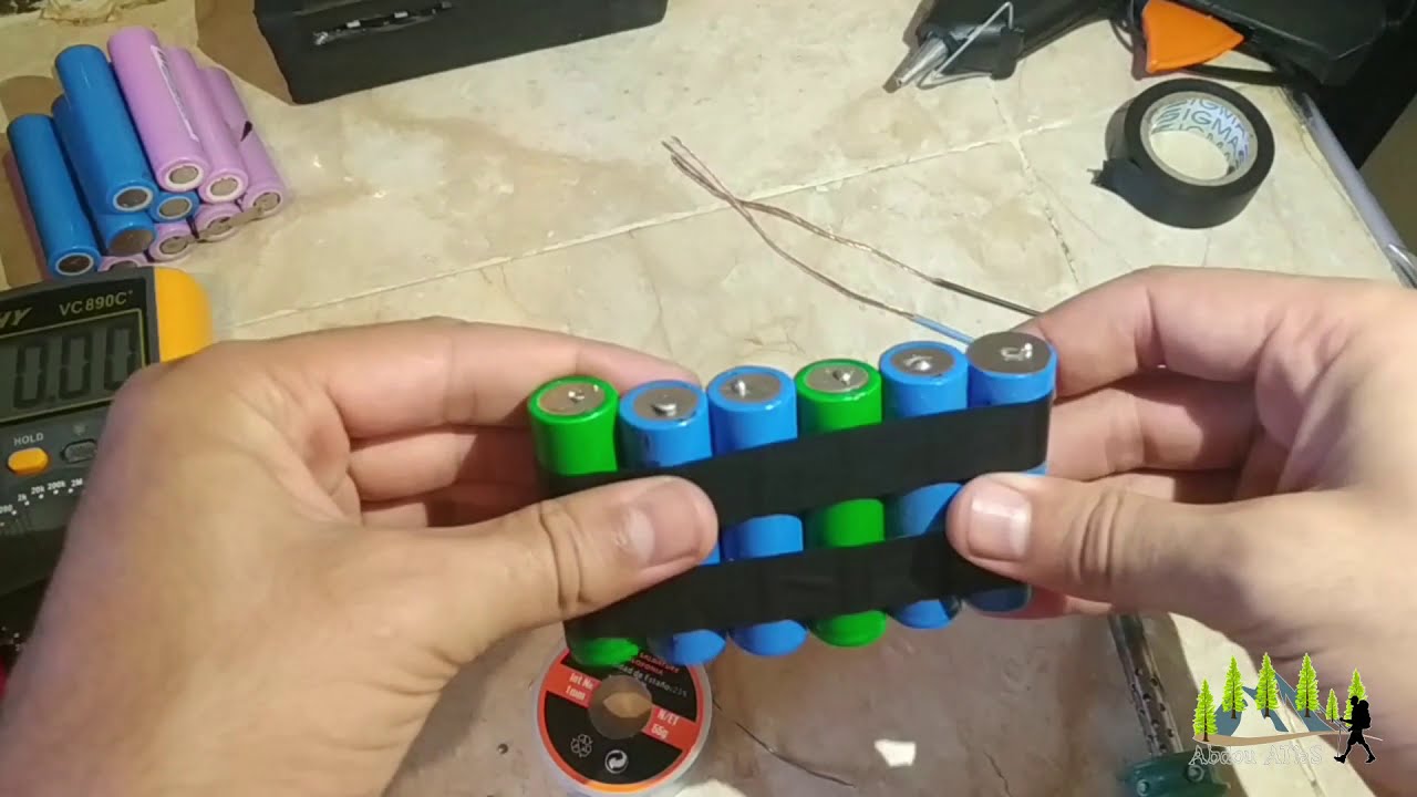 EP2 : (Power Bank 20000 mah) طريقة صنع باور بانك بأدوات بسيطة
