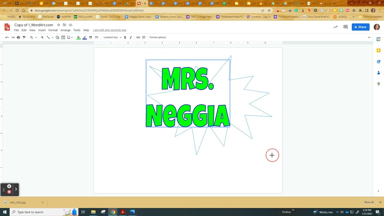 WordArt Demo & Instructions