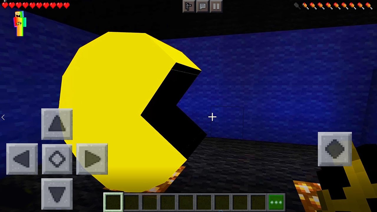 Minecraft PE : PACMAN MOD In Minecraft Pocket Edition/MCPE