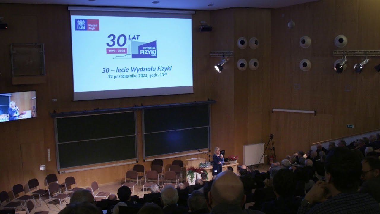 Jubileusz 30-lecia Wydziału Fizyki UAM