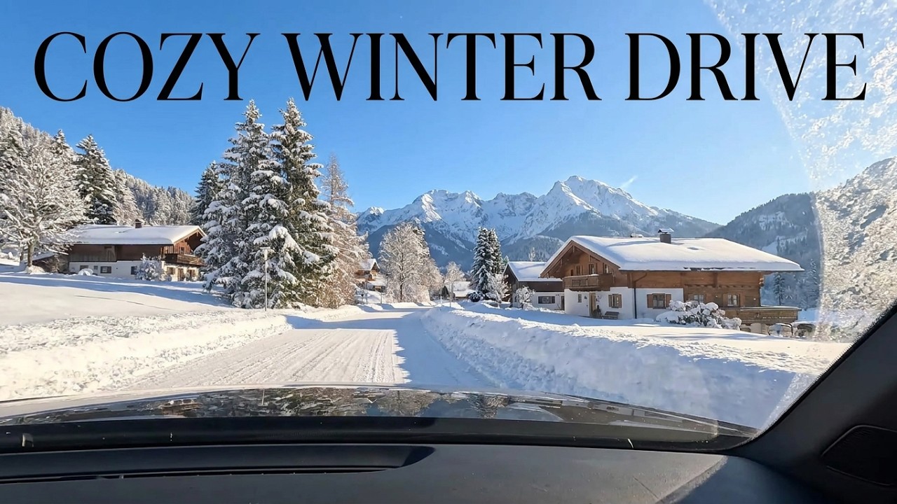Cozy Winter Car Ride | Reit im Winkl to Übersee | Dec 2025