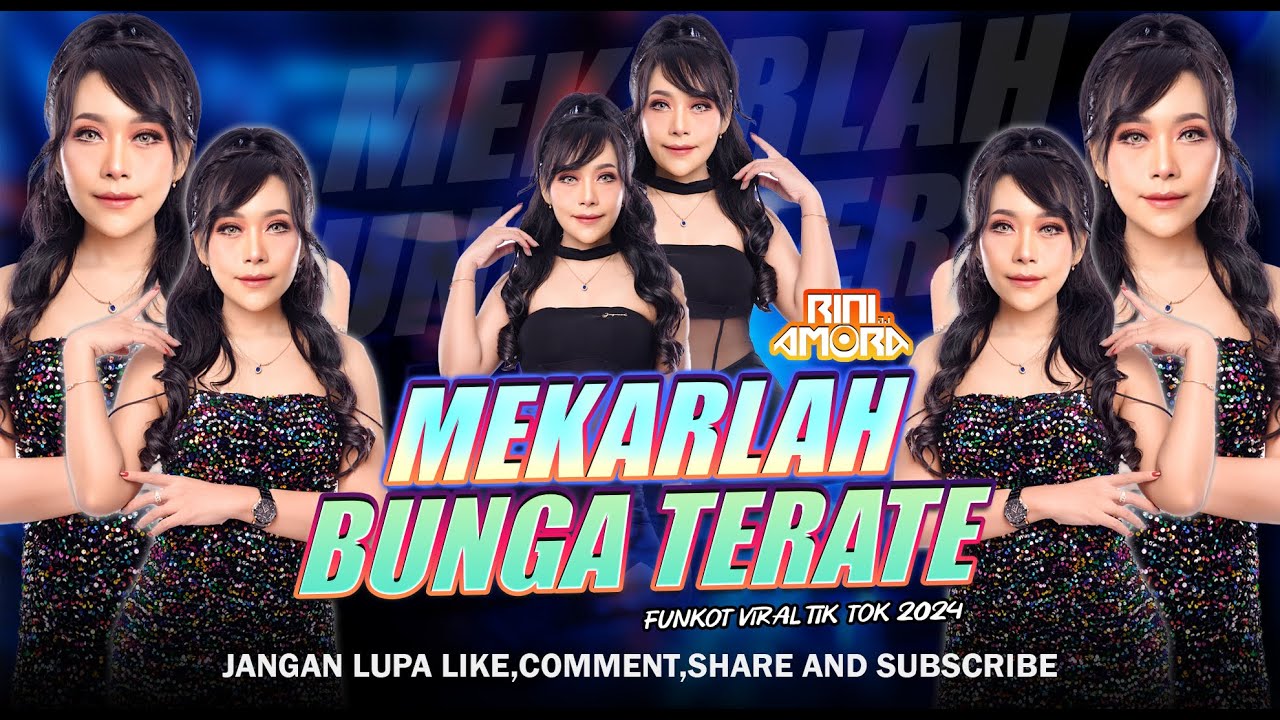 FUNKOT - MEKARLAH BUNGA TERATE NEW VERSION FUNKOT 2024 ||  DJ RINI AMORA