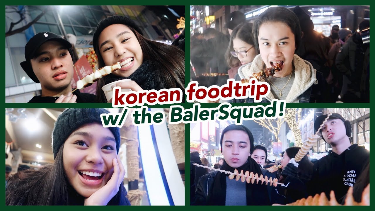 VLOGMAS: Корейская гастрономическая поездка с командой #BalerSquad | ThatsBella