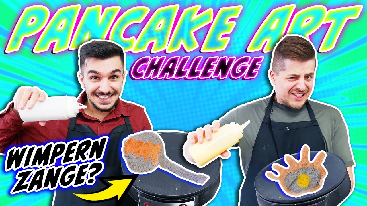 WIE GUT KENNEN SICH DIE JUNGS MIT MÄDCHENKRAM AUS? Mega witzige Pancake Art Challenge