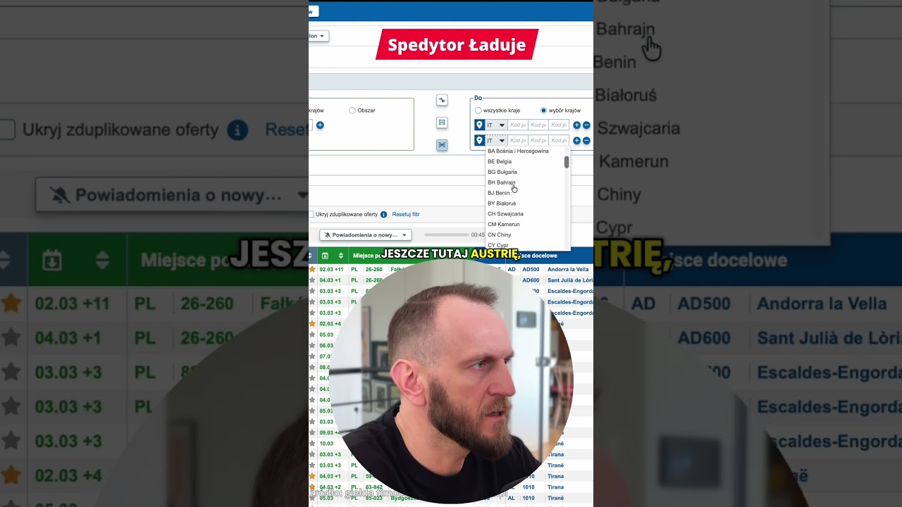 Szukasz ładunk&oacute;w na busa? 🚐 W 16. odcinku #SpedytoŁaduje wbijamy na Timocom i Trans.eu