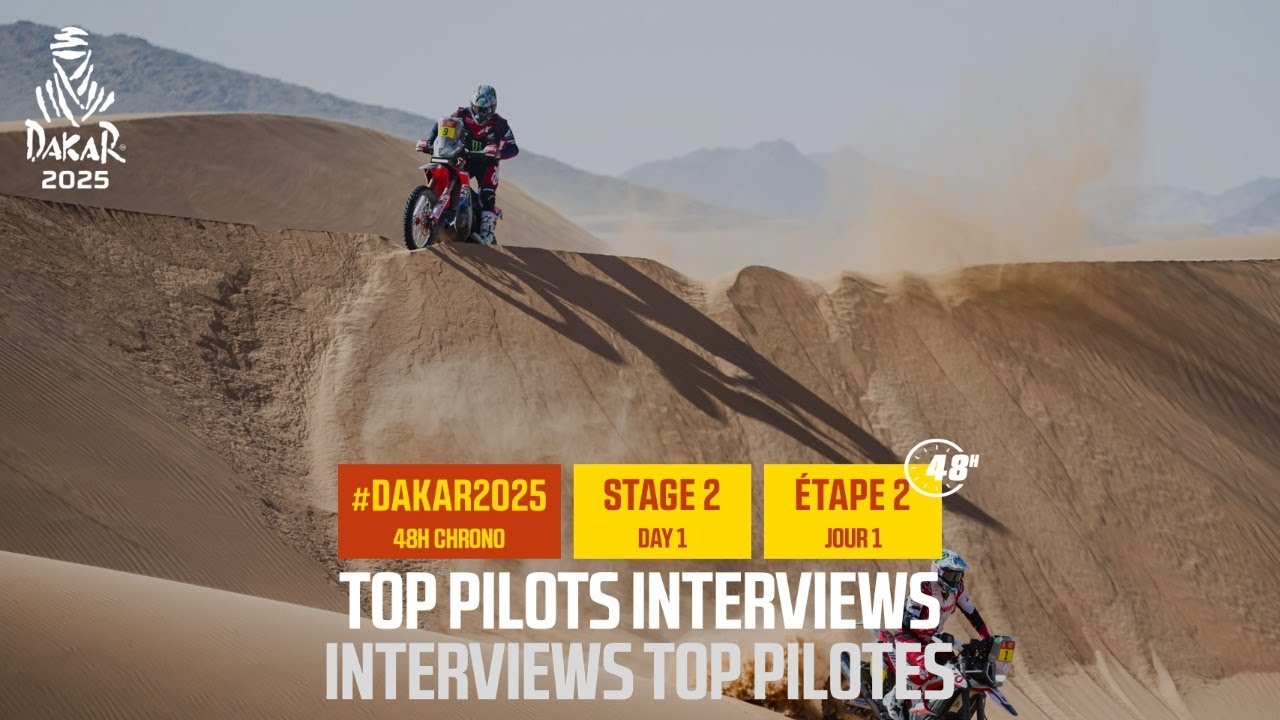 Interview of the day presented by Aramco - Stage 2 - #Dakar2025