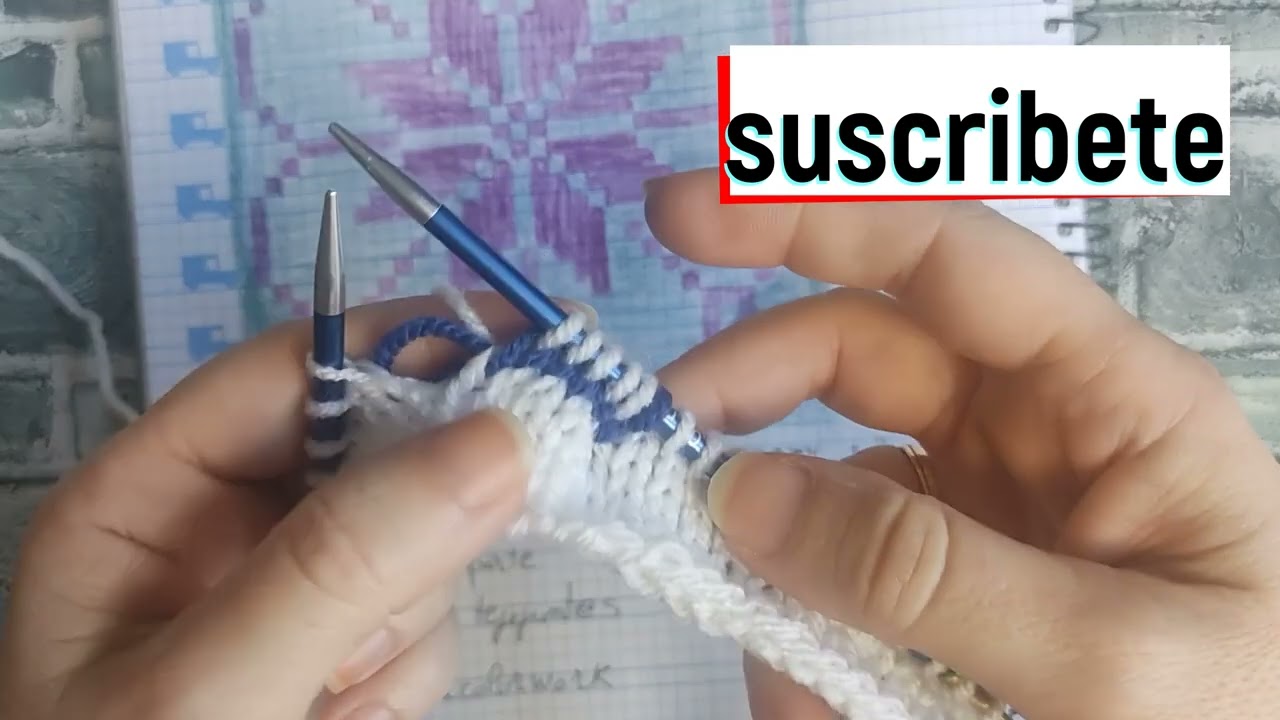Parte 6. Proyecto tejejunt@s. Manta colorwork