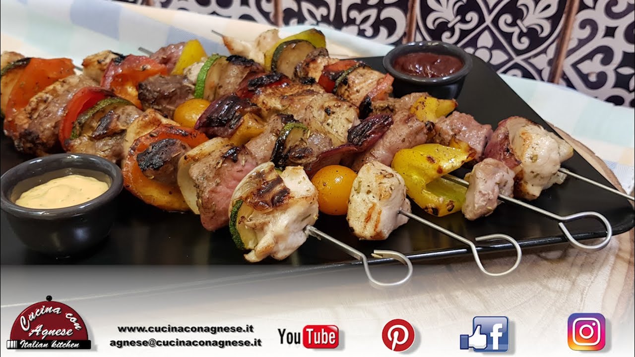 Cucina con Agnese - 206. Spiedini di Carne Fatti in Casa - Homemade Meat Skewer