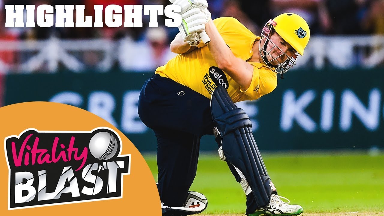 Durham Jets v Birmingham Bears | Pollock's 77 Gives Bears Win | Vitality Blast 2019 - Highlights