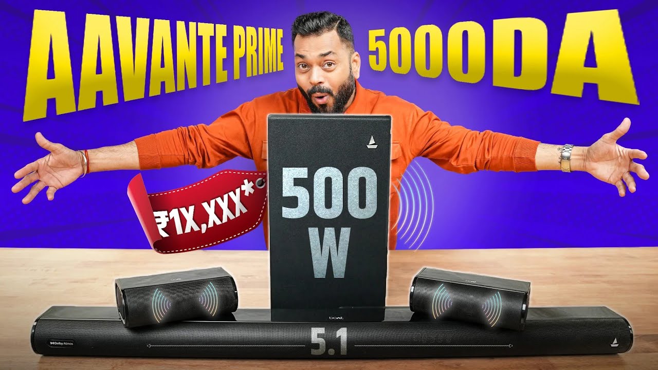 Aavante Prime 5000DA Unboxing & First Look⚡️Best Soundbar Under Rs.15,000?