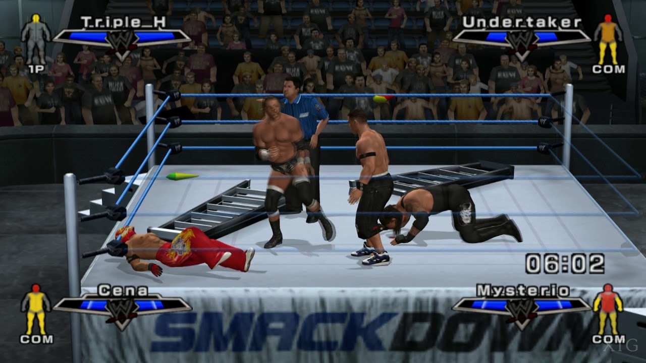 WWE SmackDown vs Raw 2007 PS2 Геймплей HD (PCSX2)