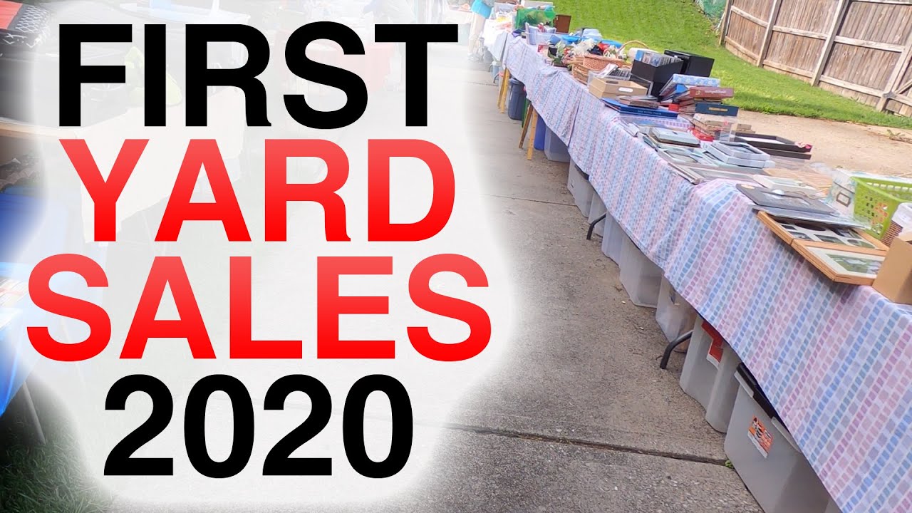Yard Sales Are BACK! First Garage Sale Haul 2020