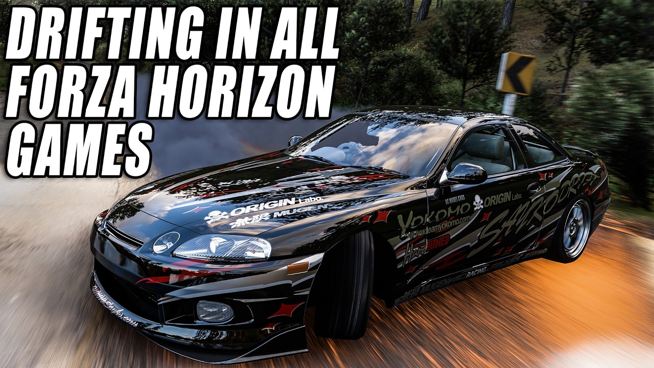 HOW DRIFTING IMPROVED IN FORZA HORIZON GAMES 1-5