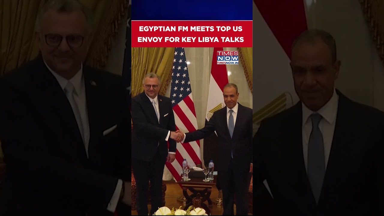 Egyptian FM Meets Trump Senior Advisor In Cairo For Key Talks On Libya #shorts