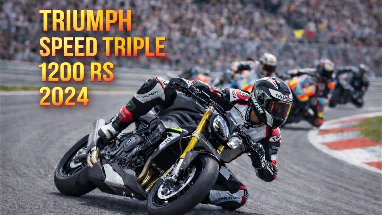 Triumph Speed ​​Triple 1200 RS 2024 at full throttle! Racing at Balaton Park Circuit#ride6 