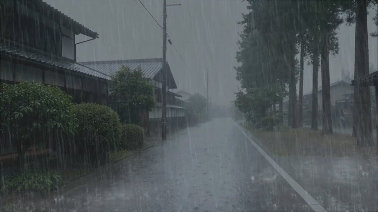 Rain Sounds For Sleeping 99% | Fall Asleep Fast With Heavy Rain & Relaxing Thunderstorm At Night