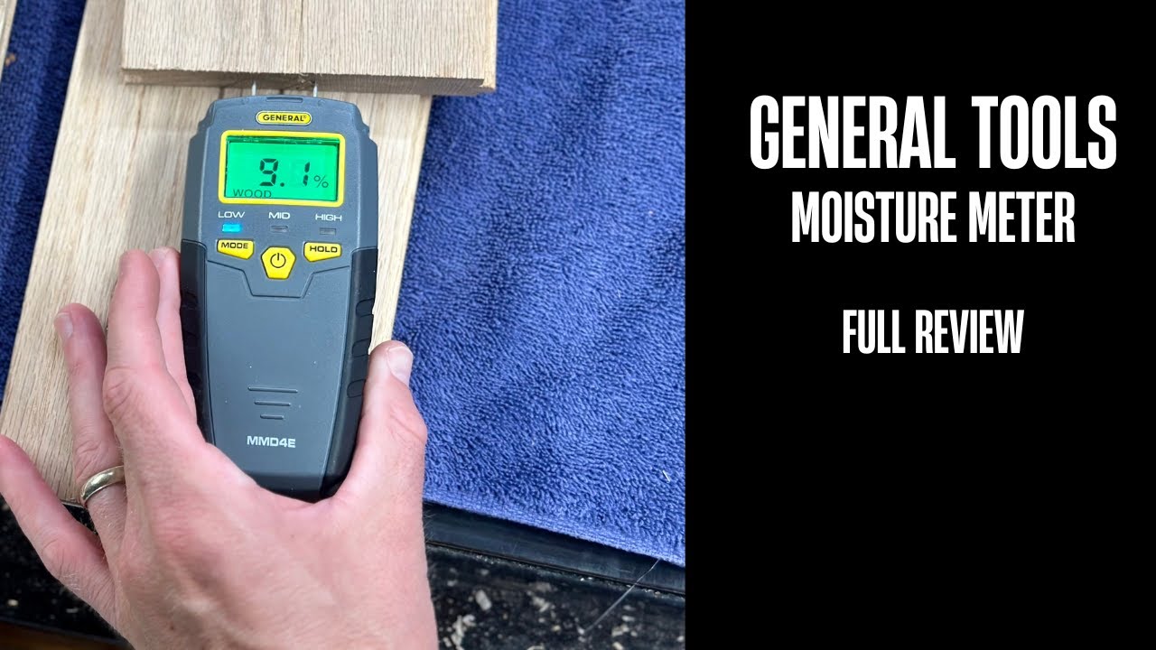 General Tools MMD4E Moisture Meter | Pin-Type Water Leak & Mold Detector