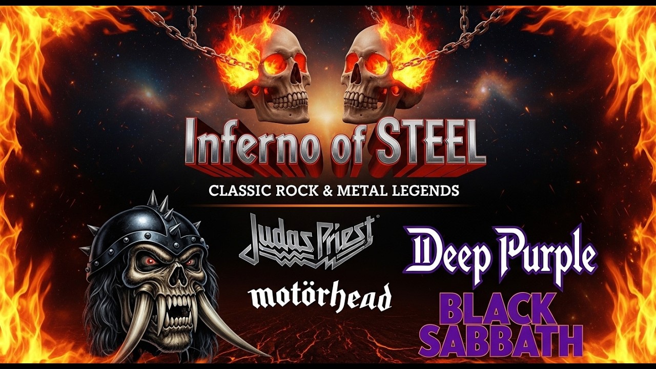 Judas Priest • Deep Purple • Motörhead • Black Sabbath – Steel, Fire & Heavy Metal Legends