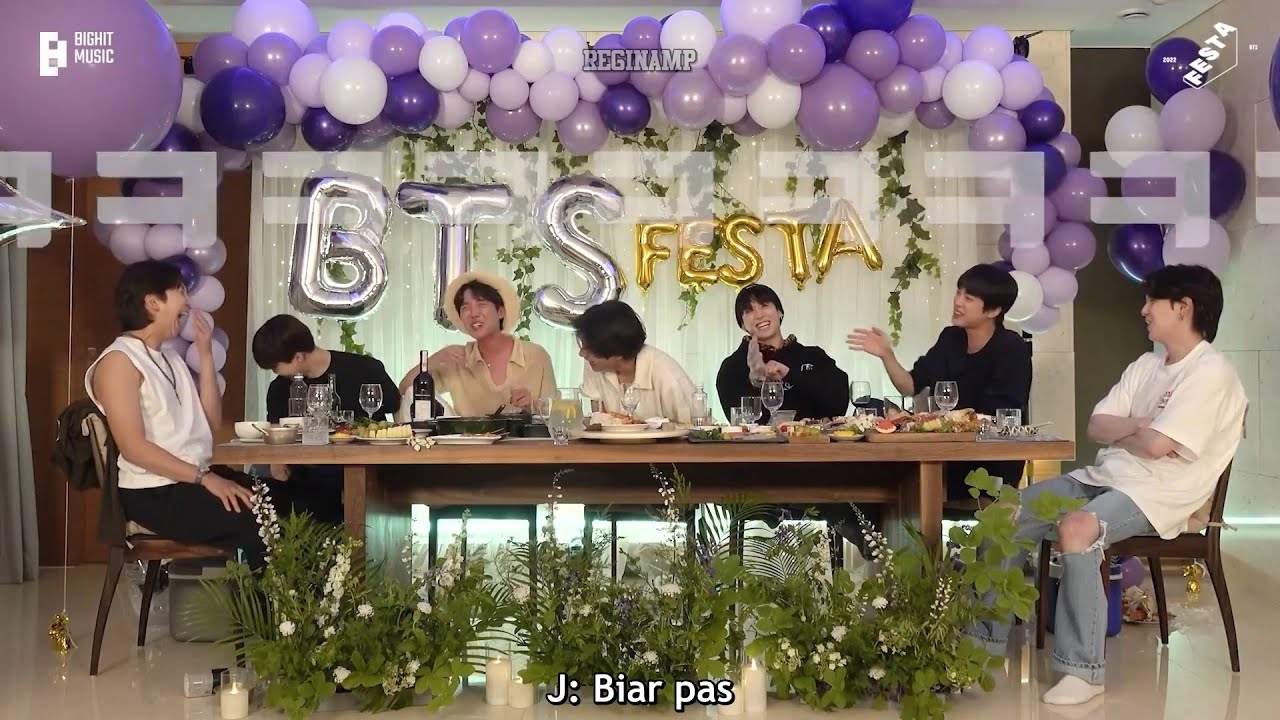 [INDO SUB] [2022 FESTA] BTS (방탄소년단) &lsquo;Real BTS Dinner Party&rsquo; #2022BTSFESTA