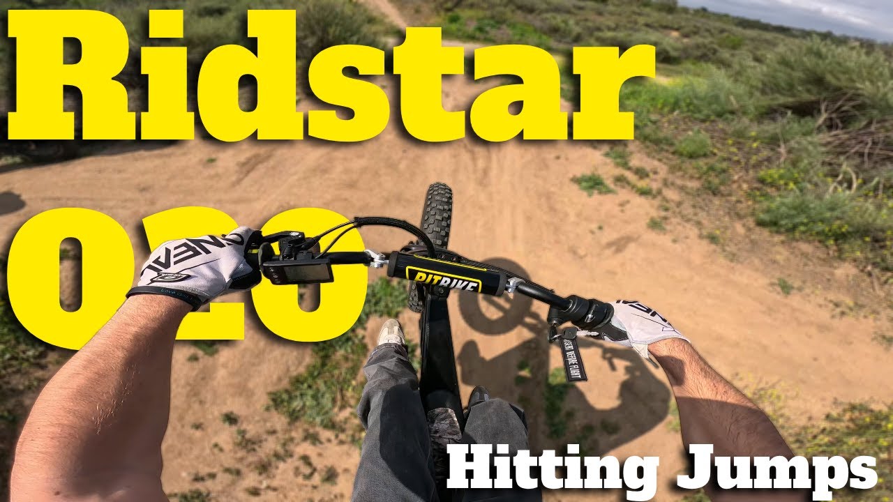 Hitting Jumps on my Ridstar Q20