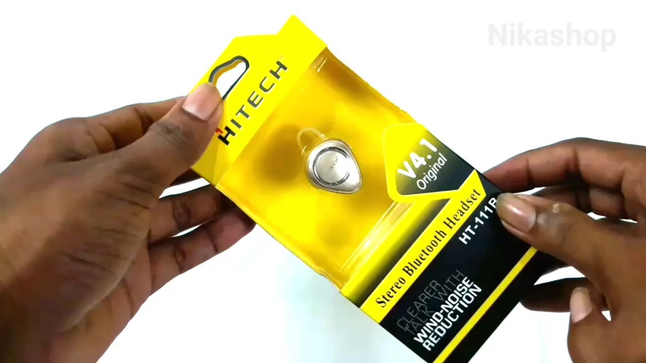 Hitech stereo Bluetooth headset version 4.1 review & &nbsp;unboxing hindi