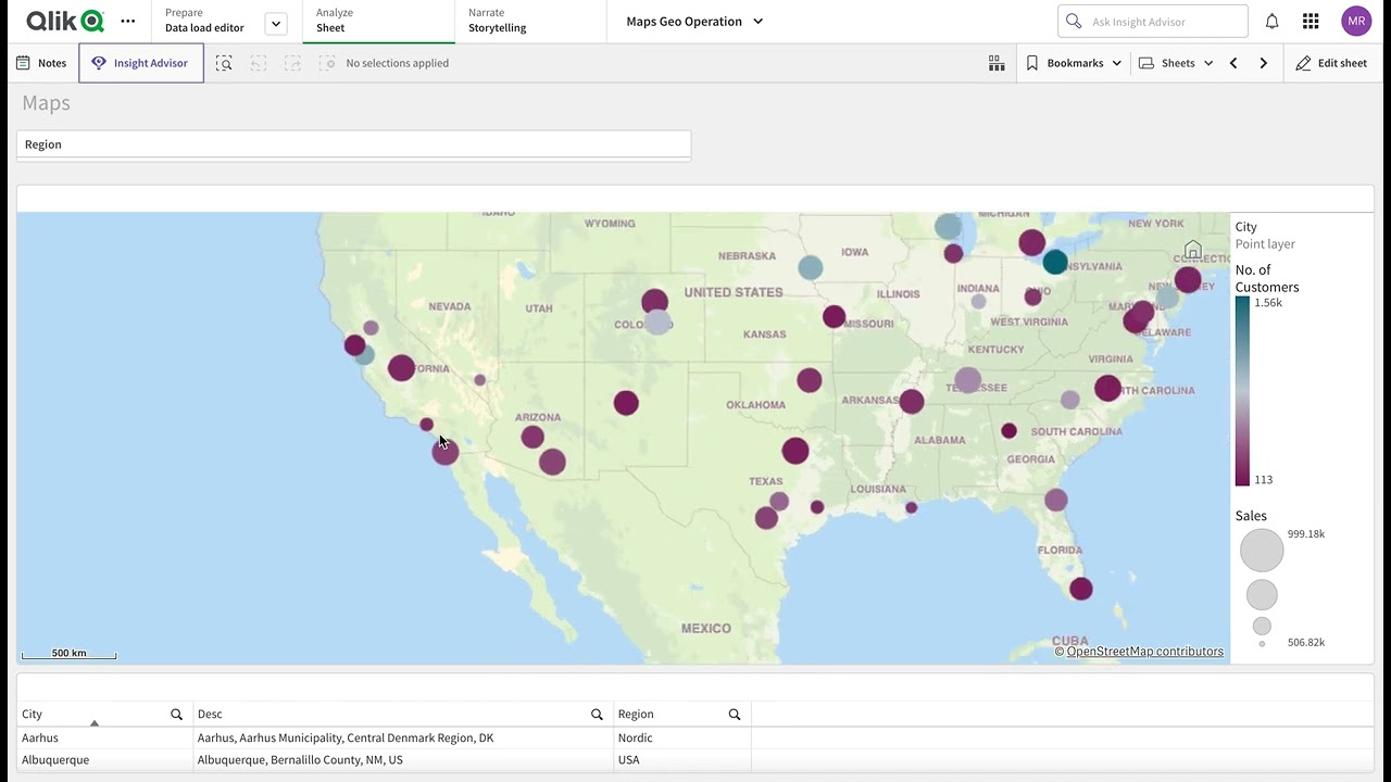 Qlik Maps Point layer Complete Guide