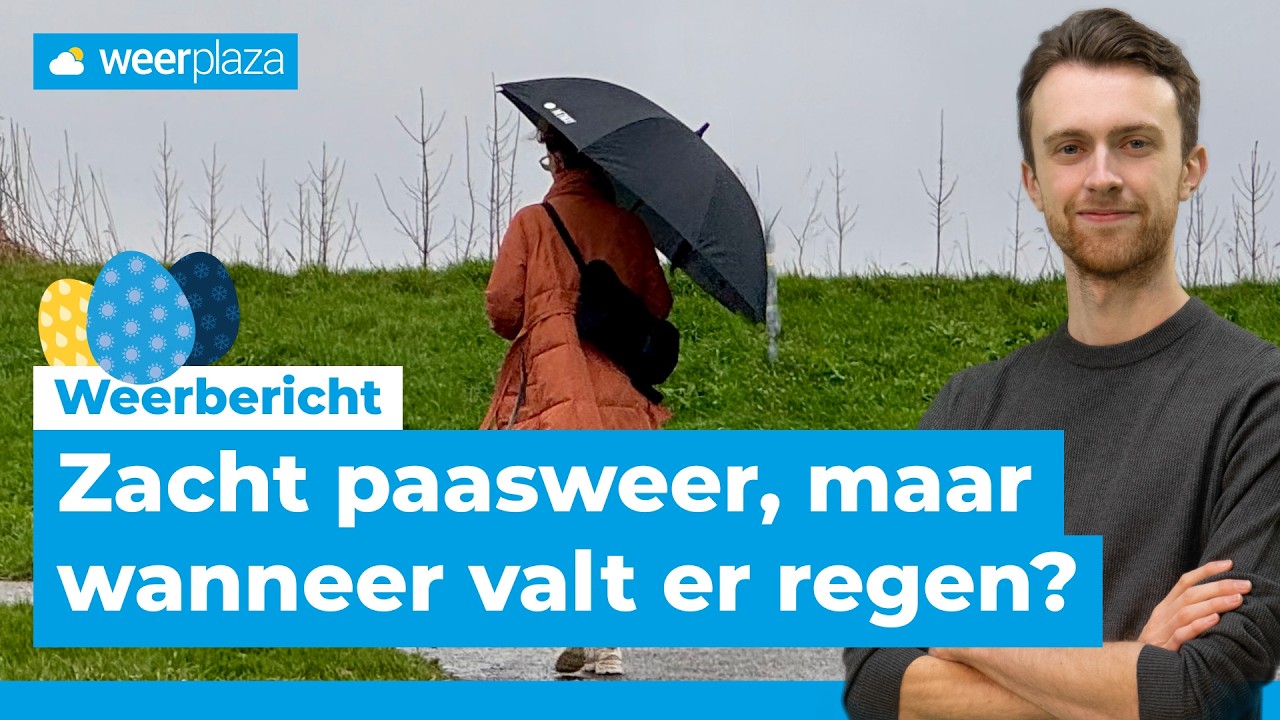 Pasen 2026: zachter weer, maar wanneer valt de regen? | Weerbericht