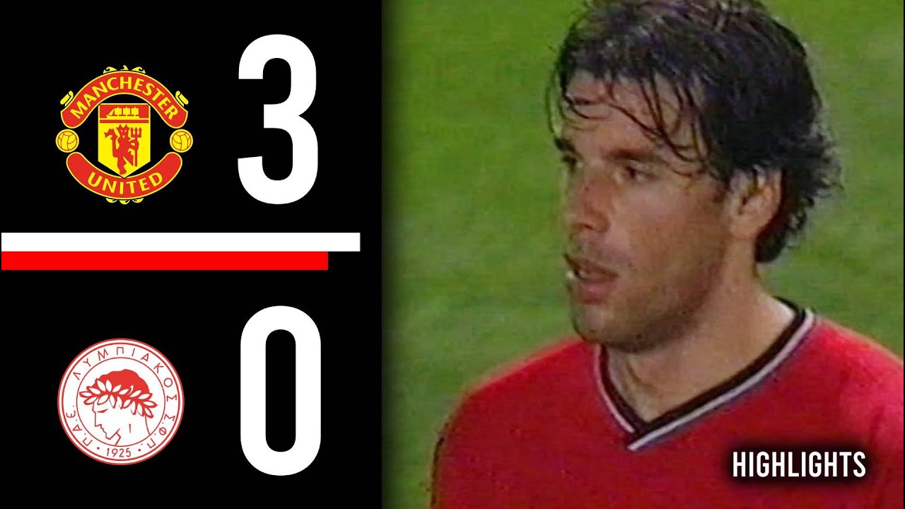 Manchester United v Olympiacos | UCL | Highlights | 2001/2002