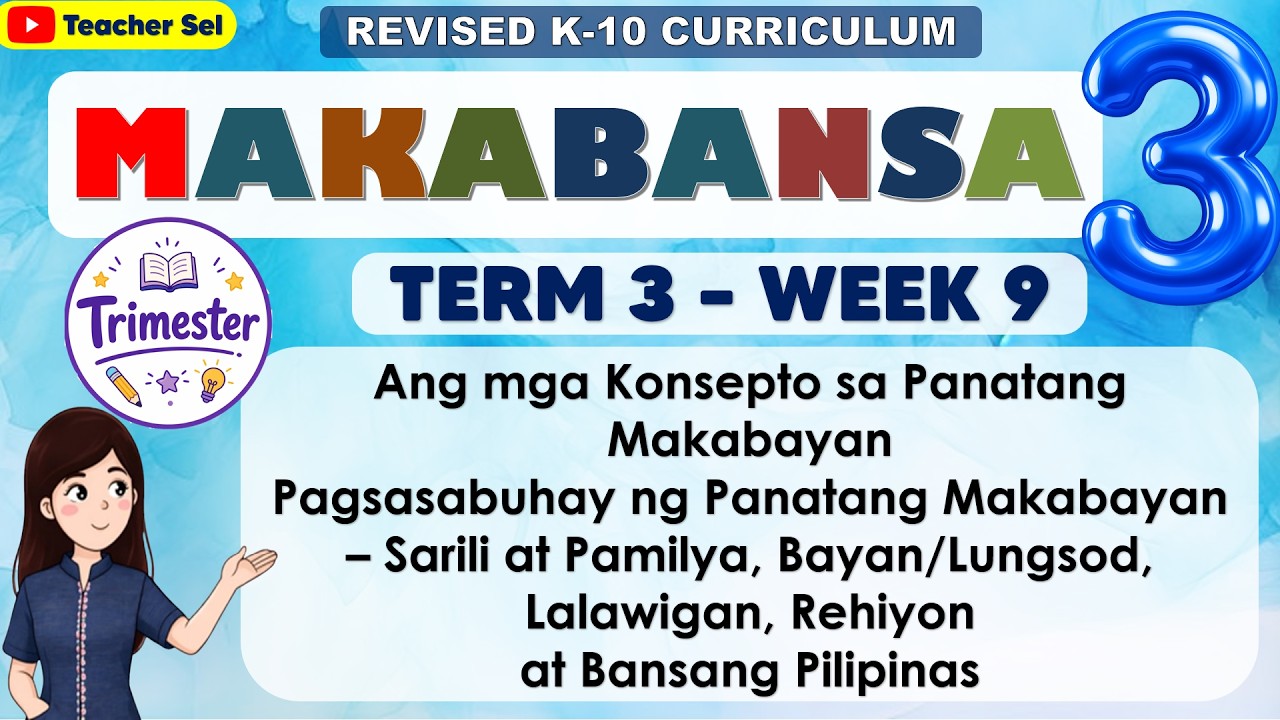 Makabansa 3 Quarter 4 Week 6 - Ang mga Konsepto sa Panatang Makabayan
