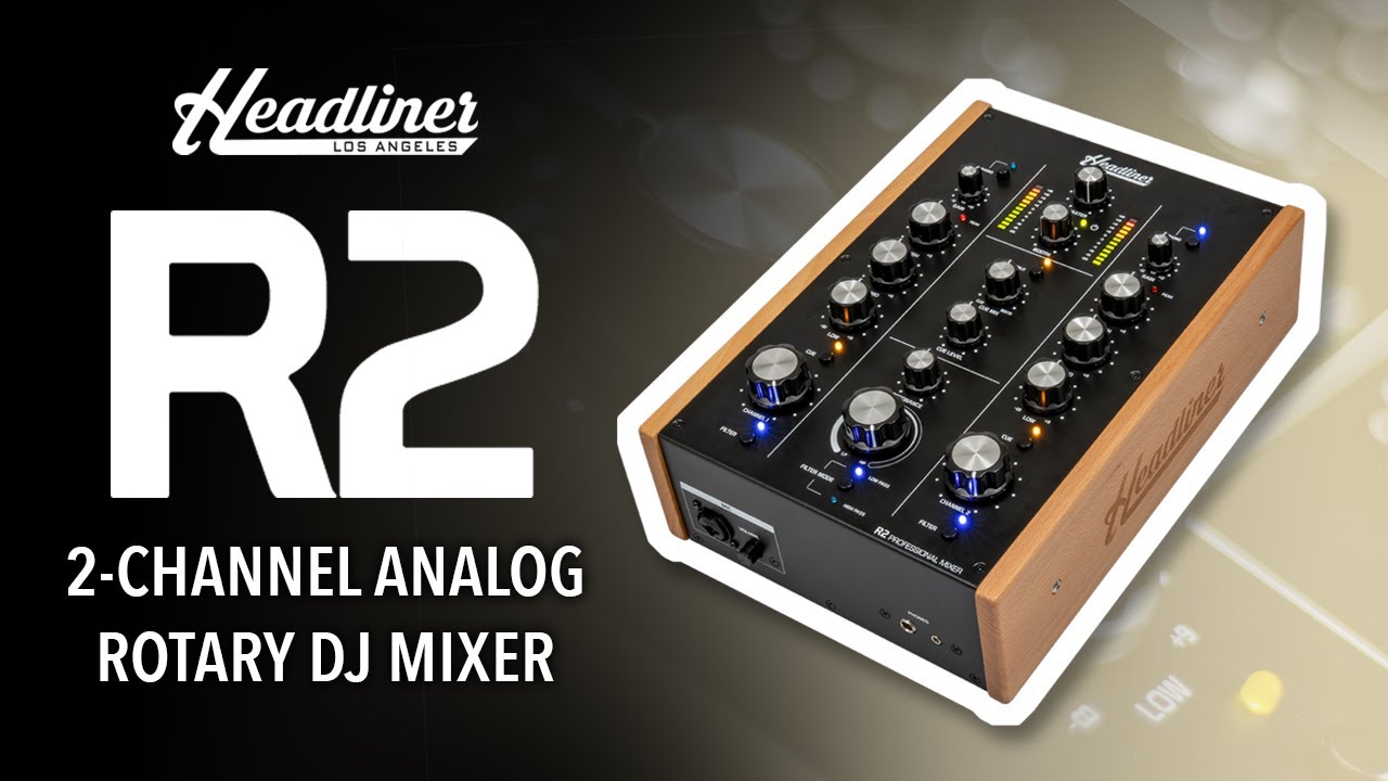 Headliner R2 | 2-Channel Analog Rotary DJ Mixer