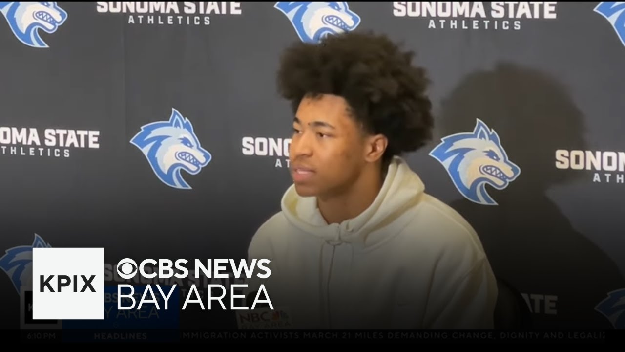 Memphis Grizzlies Player Jaylen Wells visits Sonoma State for rally