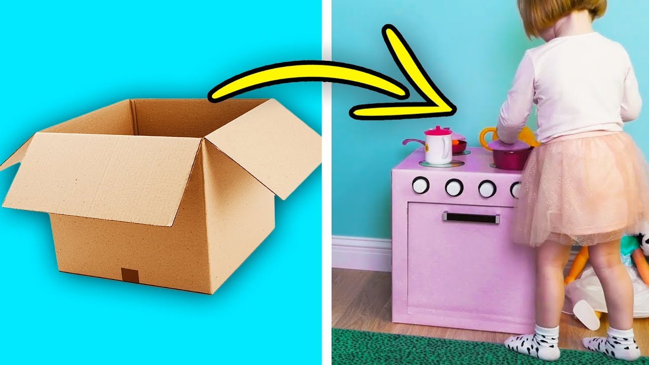 10 GREAT CARDBOARD DIYS FOR KIDS