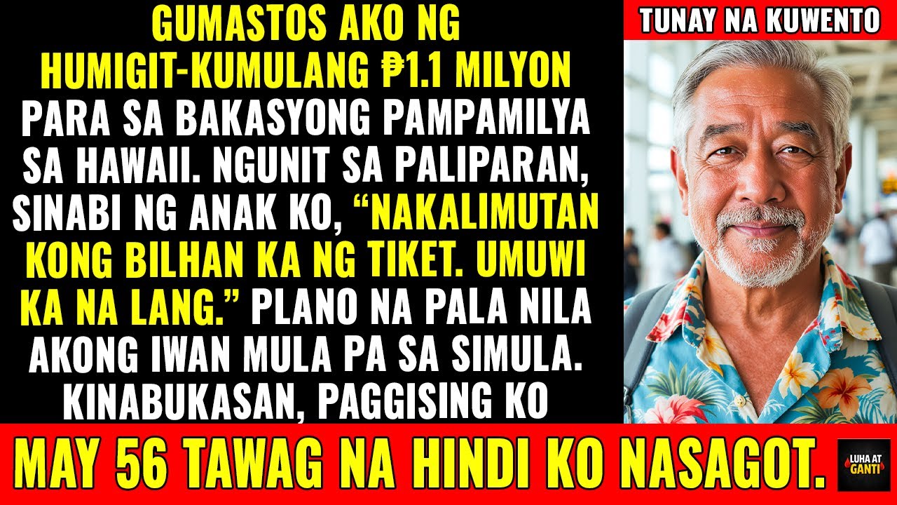 Gumastos Ako ng P1.2 Milyon Para sa Bakasyon sa Hawaii, Pero Sabi ng Anak Ko: 'Nakalimutan Kita...
