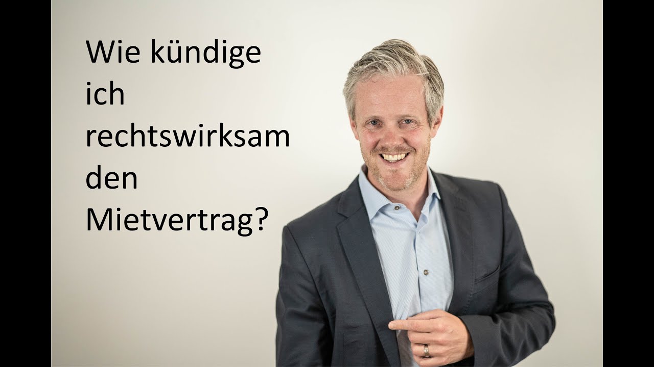 Mietvertrag richtig kündigen - Darauf ist zu achten!