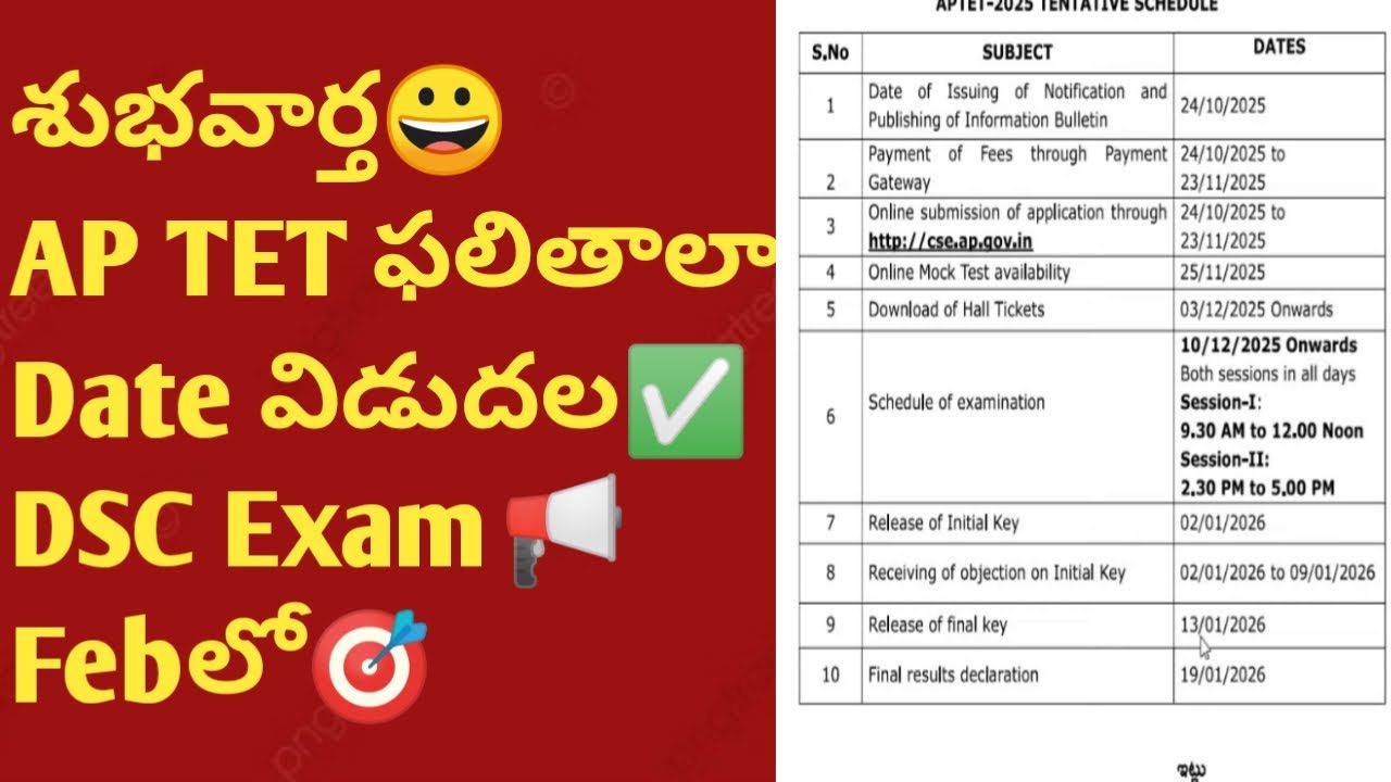 AP TET|Another Mega DSC Notification next month with 10 thousand posts| |AP MEGADSC 2026AP TET 20...