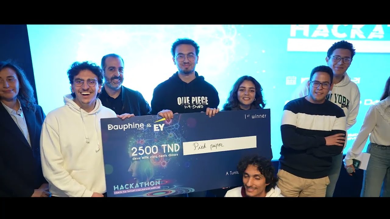 Vif succès pour l'édition 2025 du Hackathon de Dauphine Tunis organisé avec EY et ITLab