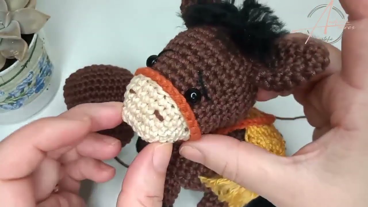PRESÉPIO DE NATAL- BURRINHO AMIGURUMI