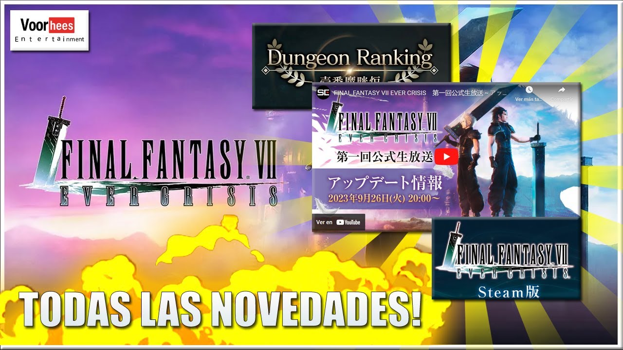 ☄️ EVER CRISIS – FINAL FANTASY VII ⭐️TODAS LAS NOVEDADES⭐️ RESUMEN DE LA CONFERENCIA