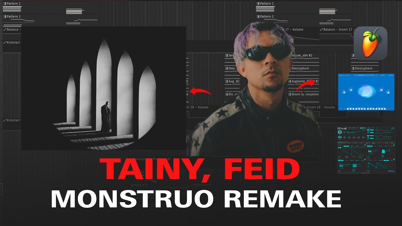 Como hice MONSTRUO de TAINY y FEID | REMAKE Fl Studio