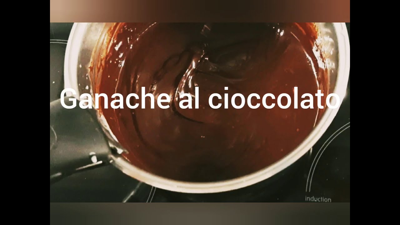 Ganache al cioccolato per decorare biscotti e ganache per farcire le torte