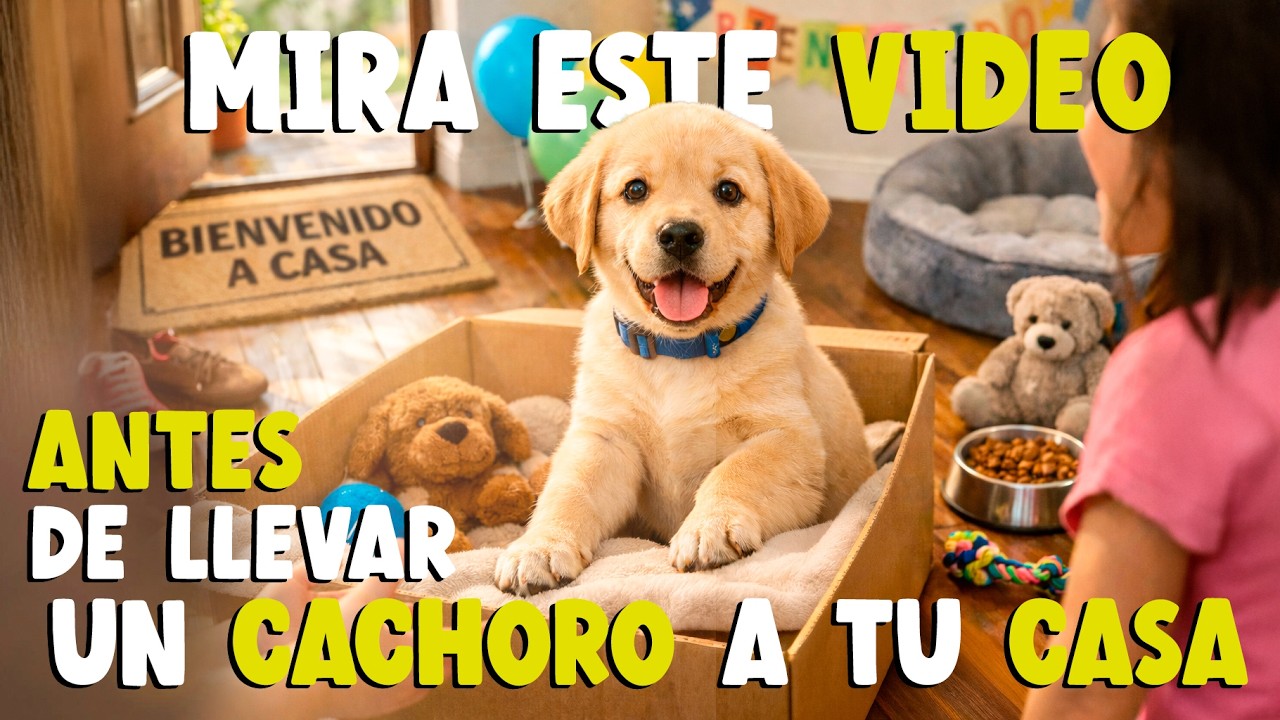 MIRA ESTE VIDEO ANTES DE LLEVAR UN CACHORRO A TU CASA