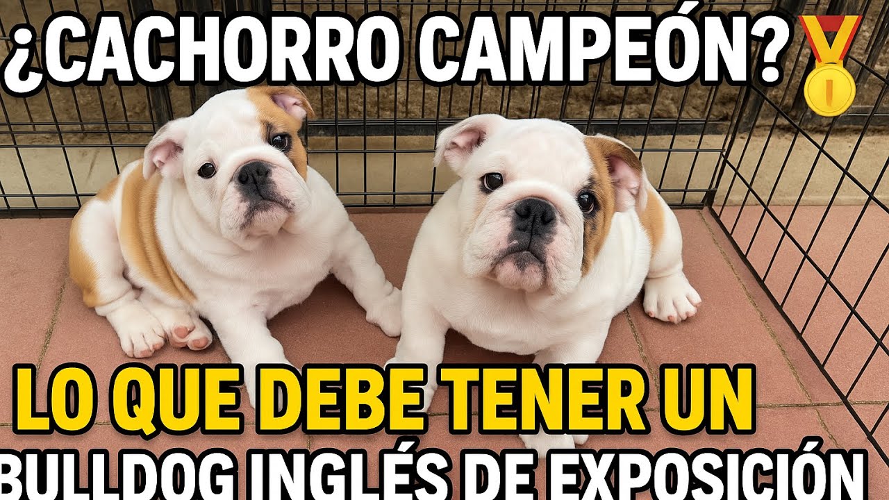 Quieres ganar DogShows? Así debe de ser tu Bulldog Ingles!!