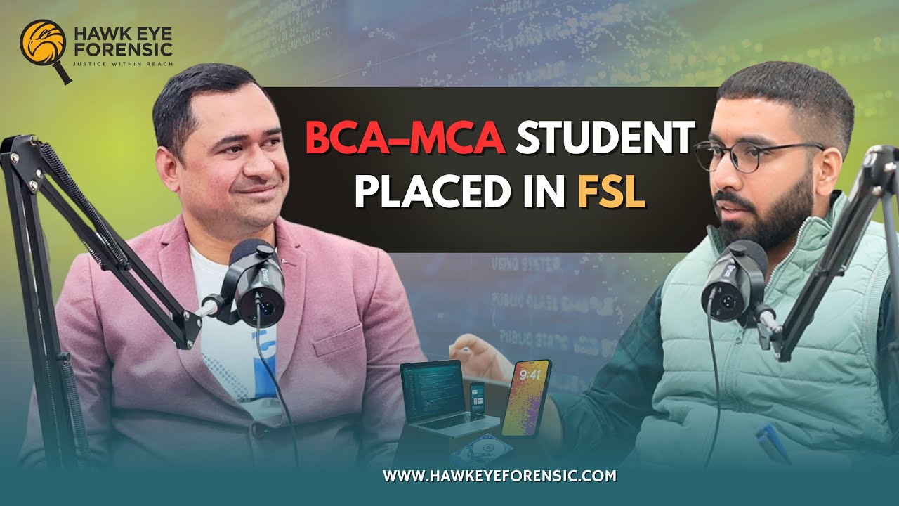 From Trainee to Junior Scientific Assistant at Delhi FSL | Hawk Eye Forensic Success Story