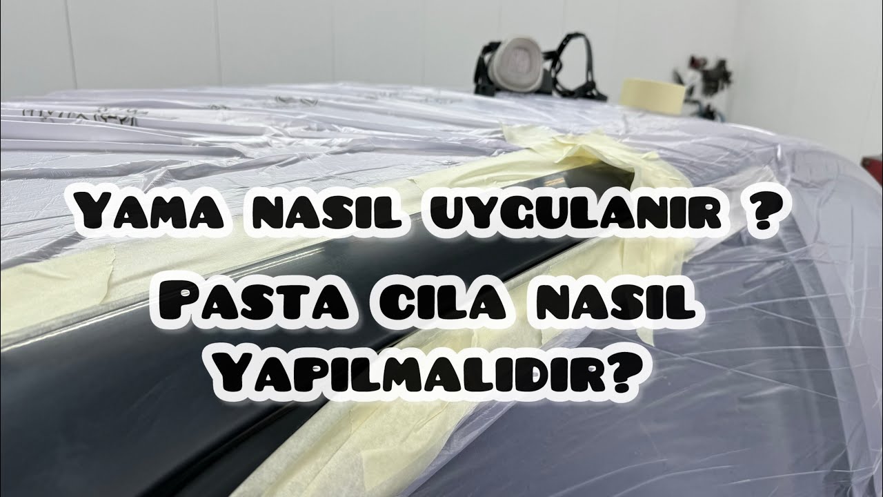 YIRTILMA GARANTİLİ !! YAMA NASIL YAPILIR ? KUSURSUZ GEÇİŞ !! LOKAL BOYA SONRASI PASTA CİLA !