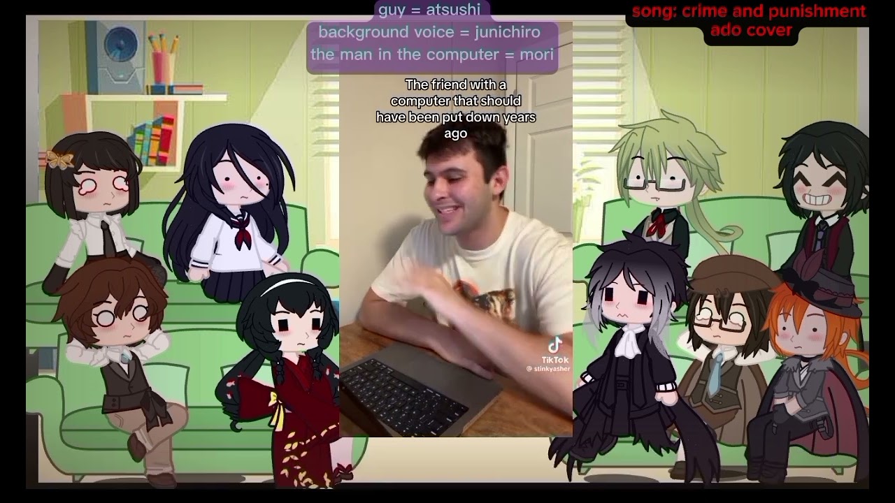 bsd react to atsushi as random tiktoks [full video] [put in 0.75x speed]