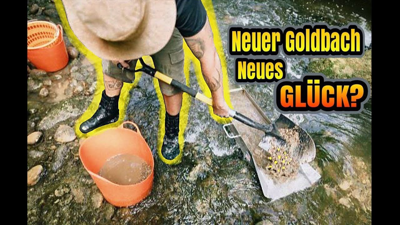 Goldwaschen - Abenteuer an einem neuen Bach