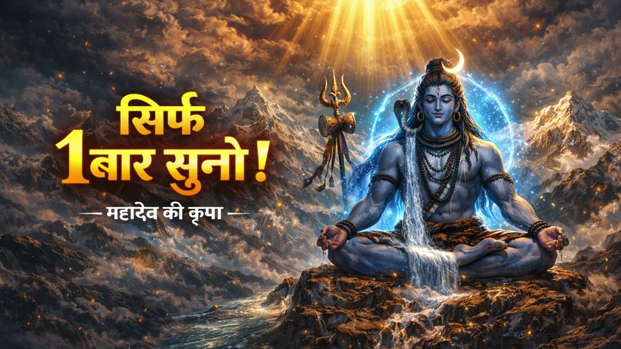 सिर्फ 1 बार सुनो! 🙏 महादेव की कृपा | Powerful Bhole Nath Bhajan | Har Har Mahadev