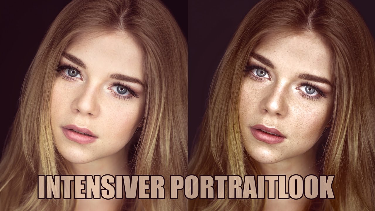 Photoshop Challenge #03 Intensiver Portraitlook (Sommersprossen & Charakterportrait)